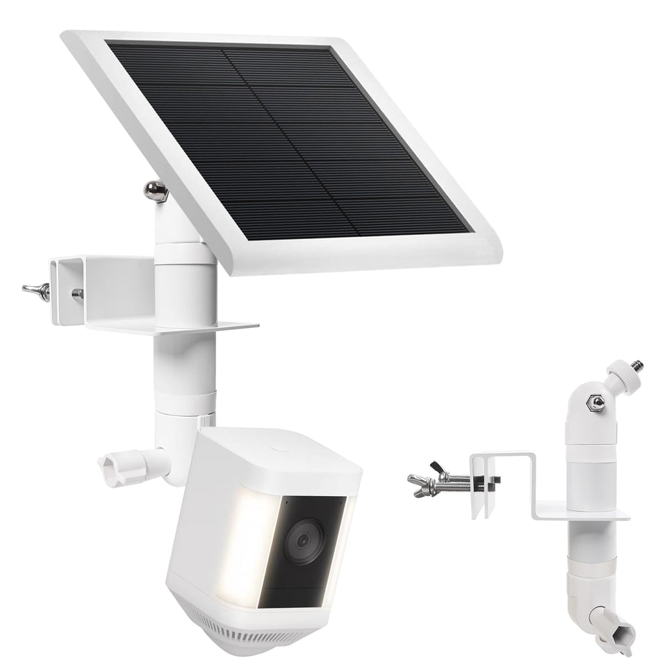 BECOMFY 2-in-1 no-drill gutter mount on Ring cam for effortless installation