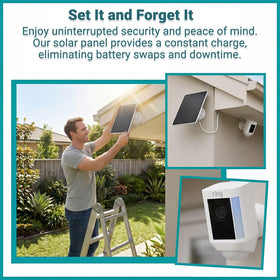 BECOMFY Smart IC protection prevents overcharging on Ring cameras.