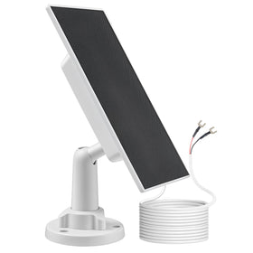 BECOMFY solar panel powering Ring doorbell for continuous daytime operation.