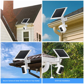 BECOMFY universal compatibility with Ring and solar panels for flexible security setups