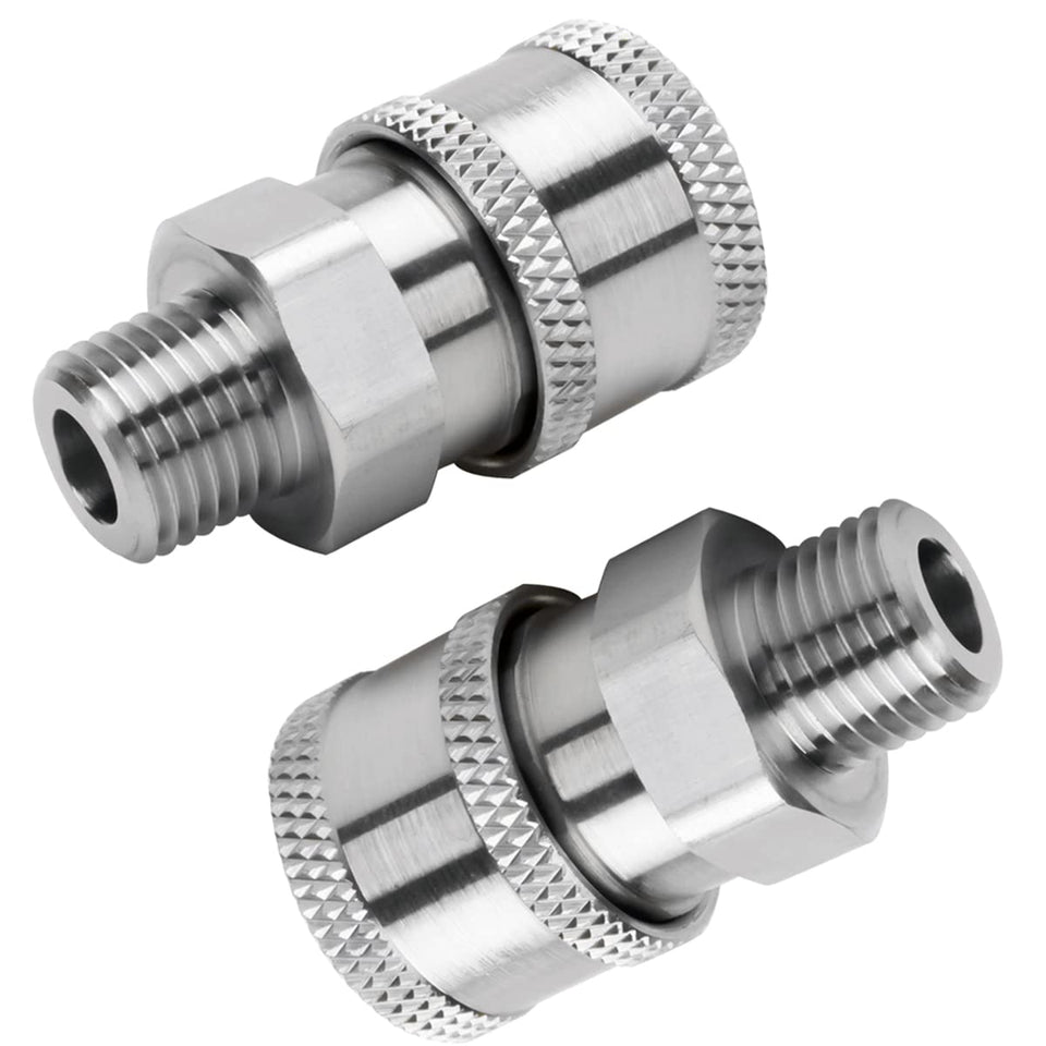Beduan stainless steel quick connector socket for pressure washers; easy, corrosion-resistant connection for hoses and wands
