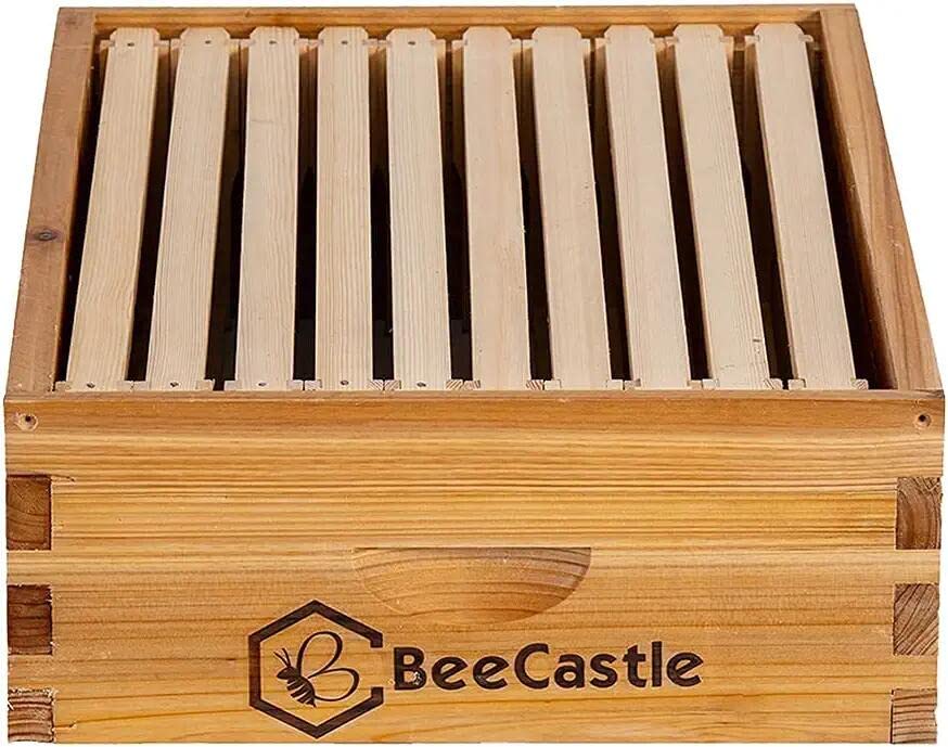 BeeCastle assembled honey super box, ready to use and expand your apiary.