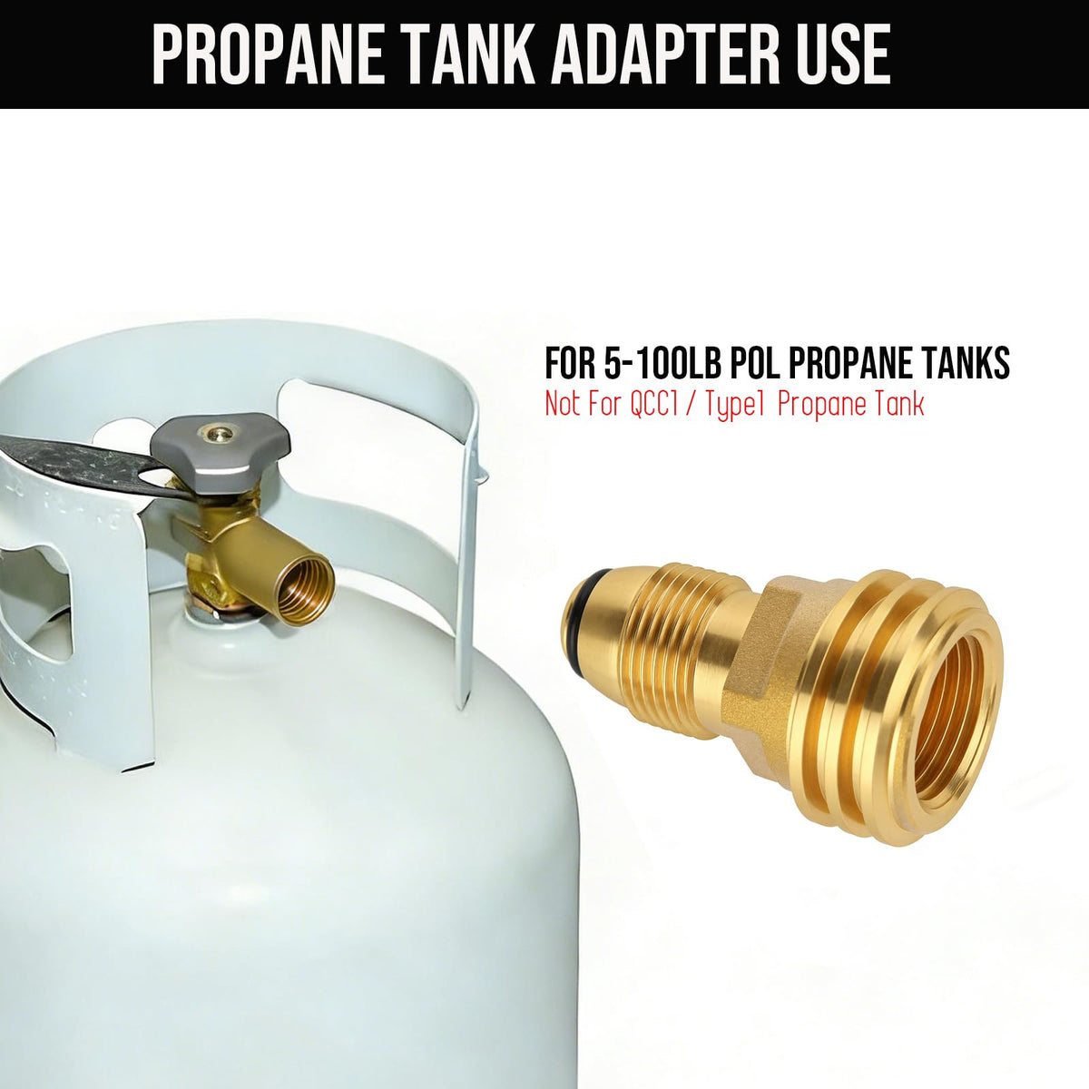 BeeGo old-to-new tank conversion ready for modern grills and regulators