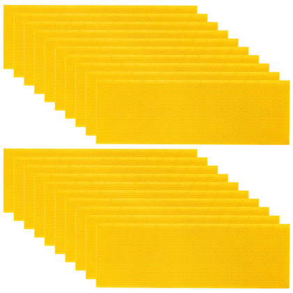 BEEINN Beehive wax-coated foundation sheet, 20-piece kit for faster hive building.