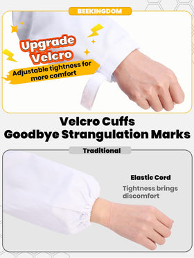 BEEKINGDOM cuff Velcro adjustment secures a comfortable, snug fit.