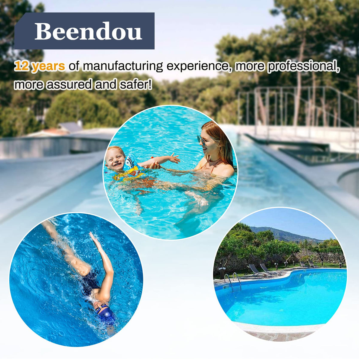 Beendou spa filter easy-clean design for quick maintenance after use.