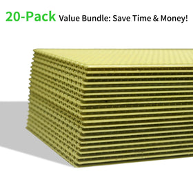 Green wax-coated foundation supports efficient beehive setup and maintenance.