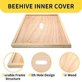 BeeQuestify hive bottom board provides a solid, stable hive foundation.