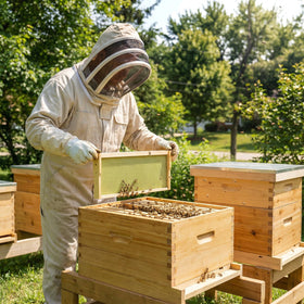 BeeQuestify interior design promotes stable temperature for bees