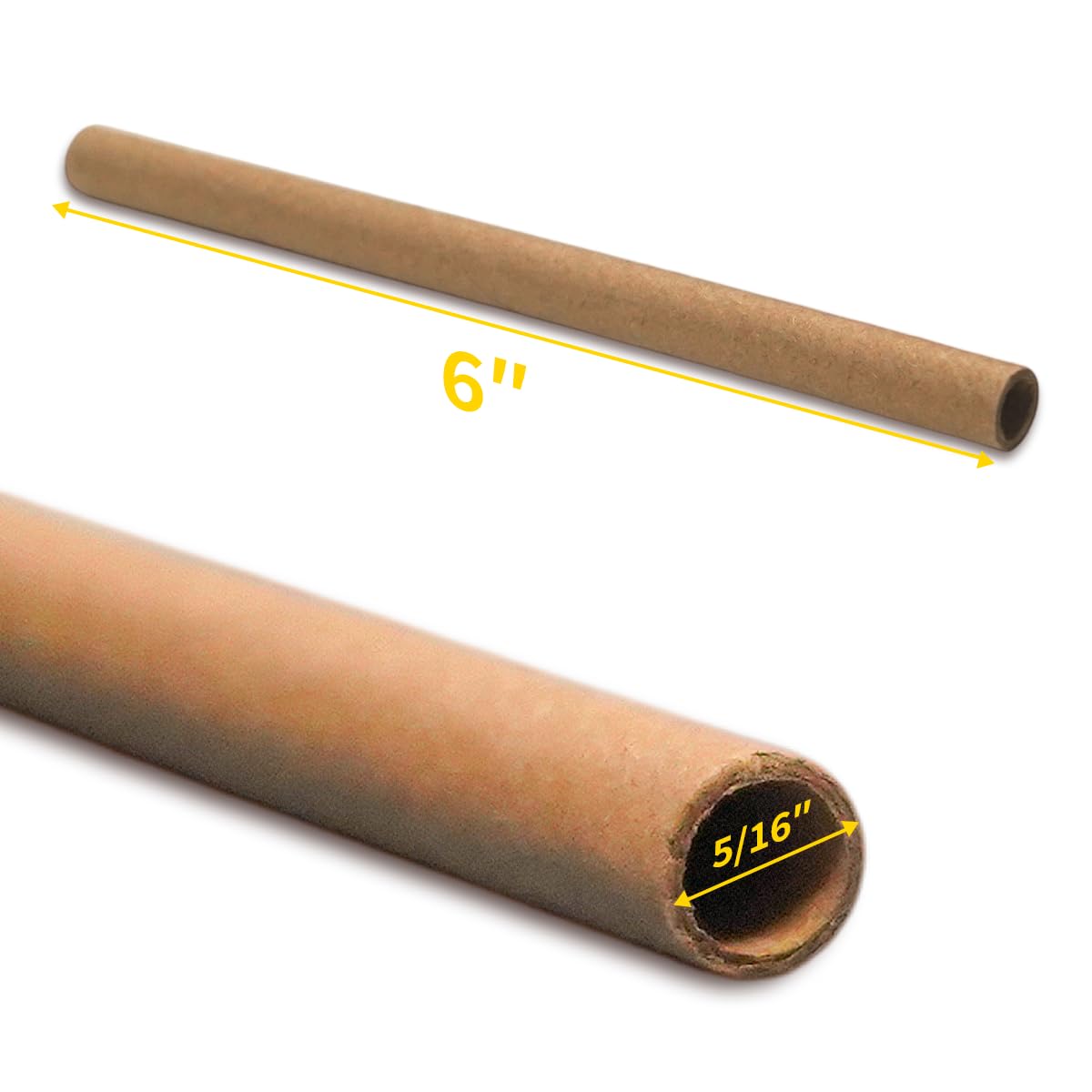 BeeQuestify Kraft paper refill inserts offering biodegradable, eco-friendly bee housing.