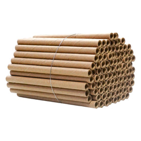 BeeQuestify Mason Bee Tubes 100 Pack for easy pollinator nesting in your garden.