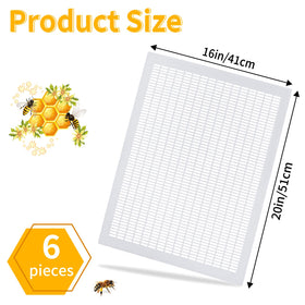 BeeQuestify queen excluder mesh design clearly separates brood chamber from honey frames.