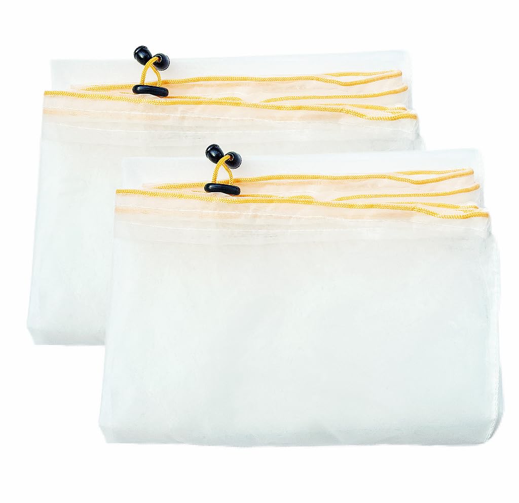 Two-pack honey strainers from Beeuuonx for versatile batch processing.