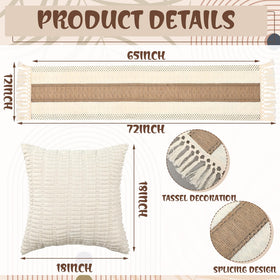 Beeveer extra-large 91x71 inch blanket provides space for 4-8 people.