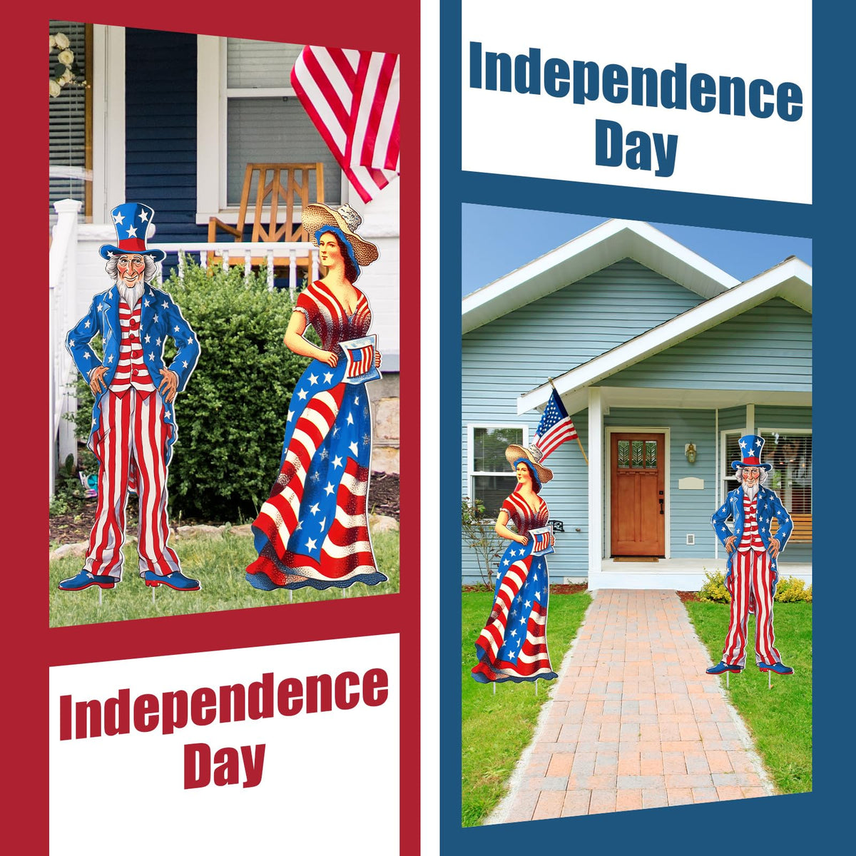 Beeveer waterproof yard sign stake set built to withstand weather
