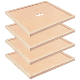 BEEXTM beehive inner cover with four-pack for 10-frame hives, promoting ventilation and easier inspections