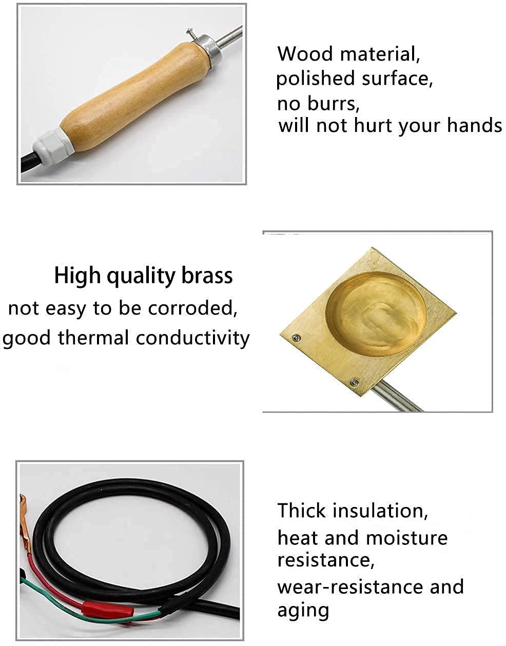 BEEXTM oxalic acid vaporizer copper head for fast vapor release