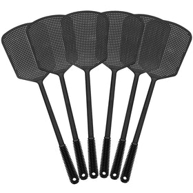 Begonia flyswatter long non-slip handle enables fast, firm swats.