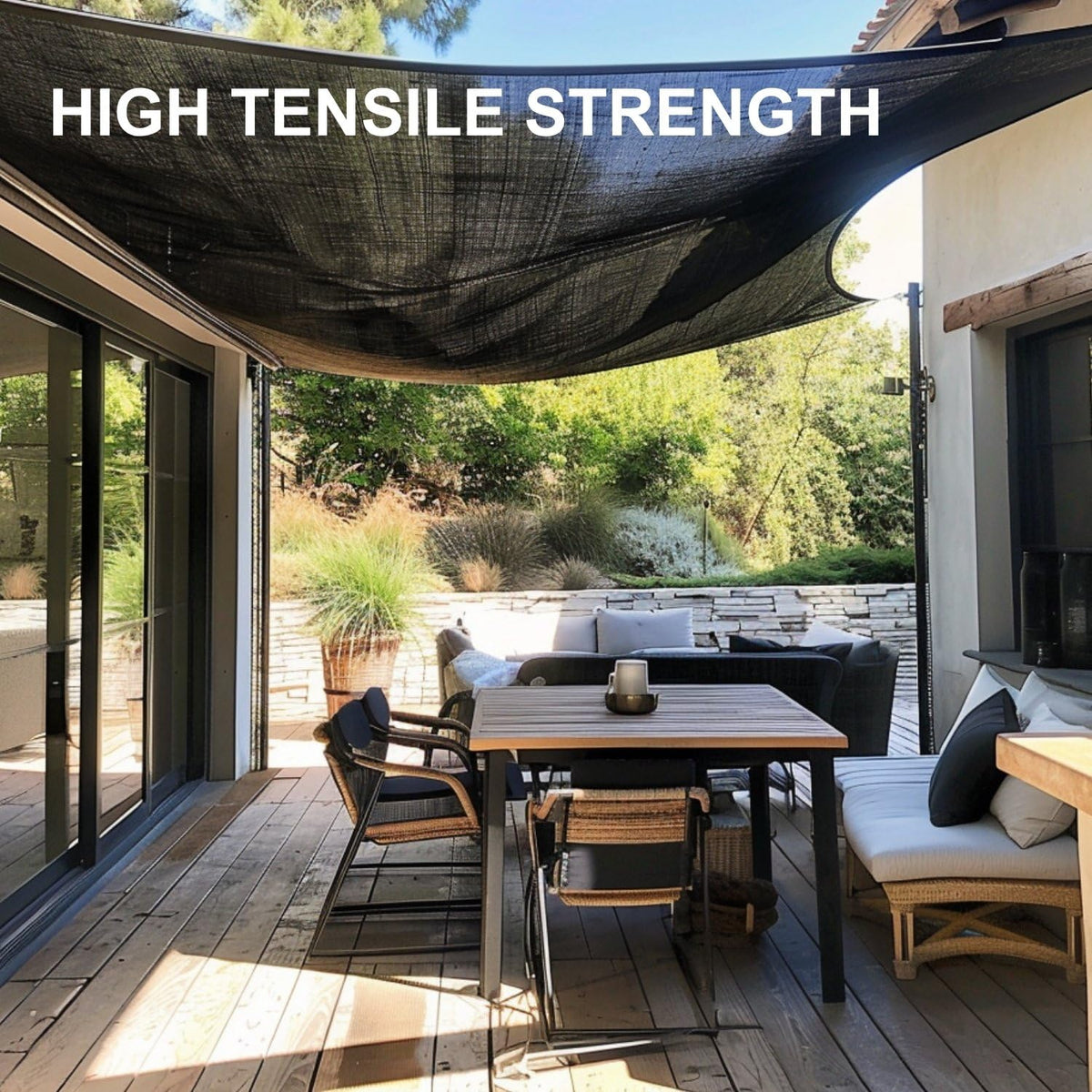 BeGrit anti-tear polyethylene fabric resists weather for year-round use