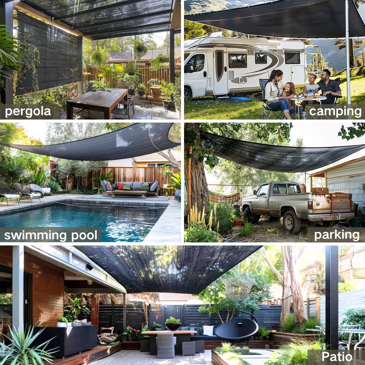 BeGrit shade cloth shields plants while preserving airflow around beds