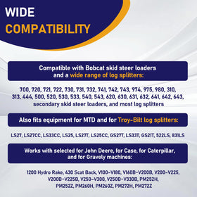 Beienz hydraulic filter offers broad compatibility across brands for log splitters.