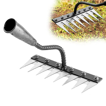 Beikity weed puller with 8-teeth iron rake for efficient weed removal.