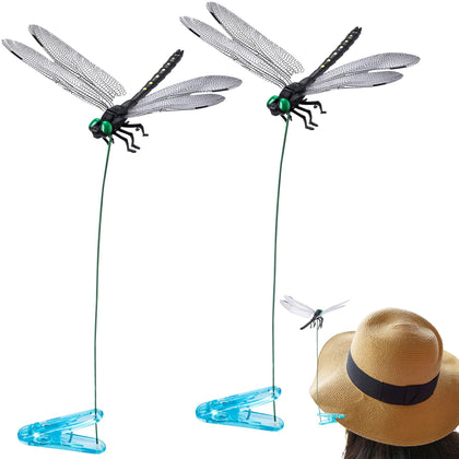 BEIQIYA dragonfly clip adds lifelike garden charm and easy placement