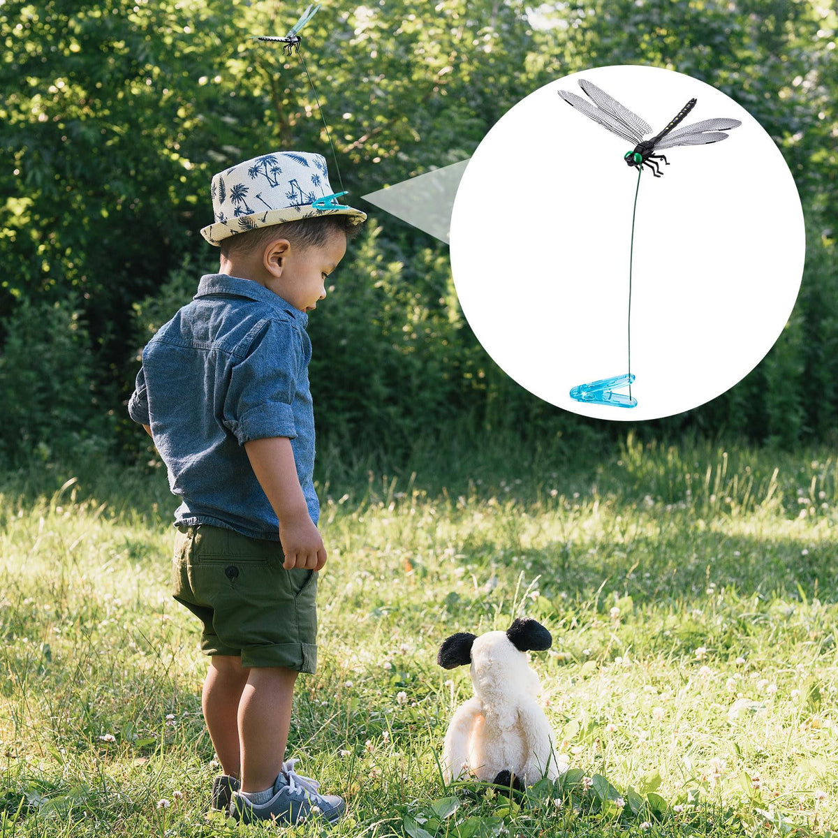 BEIQIYA 3D dragonfly clips withstand wind and outdoor conditions