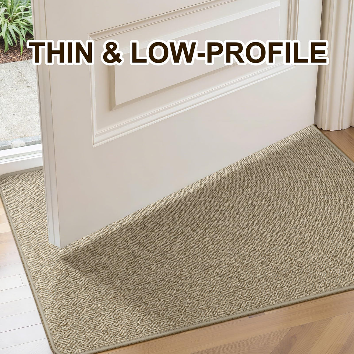 BEISIFLOOR absorbent dirt-trapper mat keeps floors cleaner