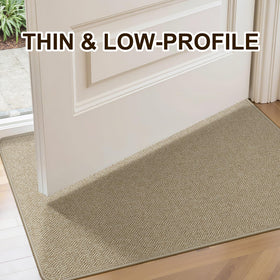 BEISIFLOOR absorbent dirt-trapper mat keeps floors cleaner