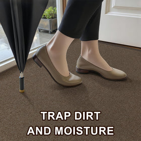 BEISIFLOOR dirt-trapper entryway mat helps keep floors cleaner