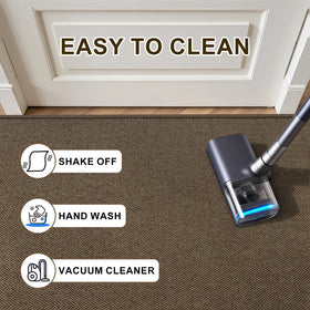 BEISIFLOOR indoor front door mat is versatile for kitchens and baths