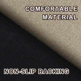 BEISIFLOOR low-profile door mat in khaki fits under doors