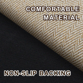 BEISIFLOOR non-slip backing keeps the large entry mat in place