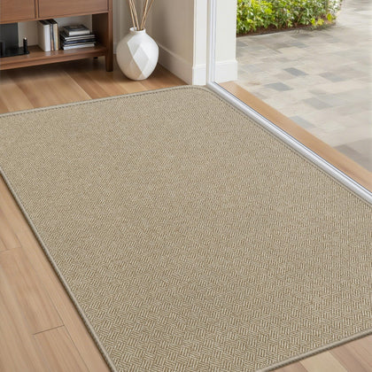 BEISIFLOOR ultra-thin door mat 24x36 captures dirt and dries feet