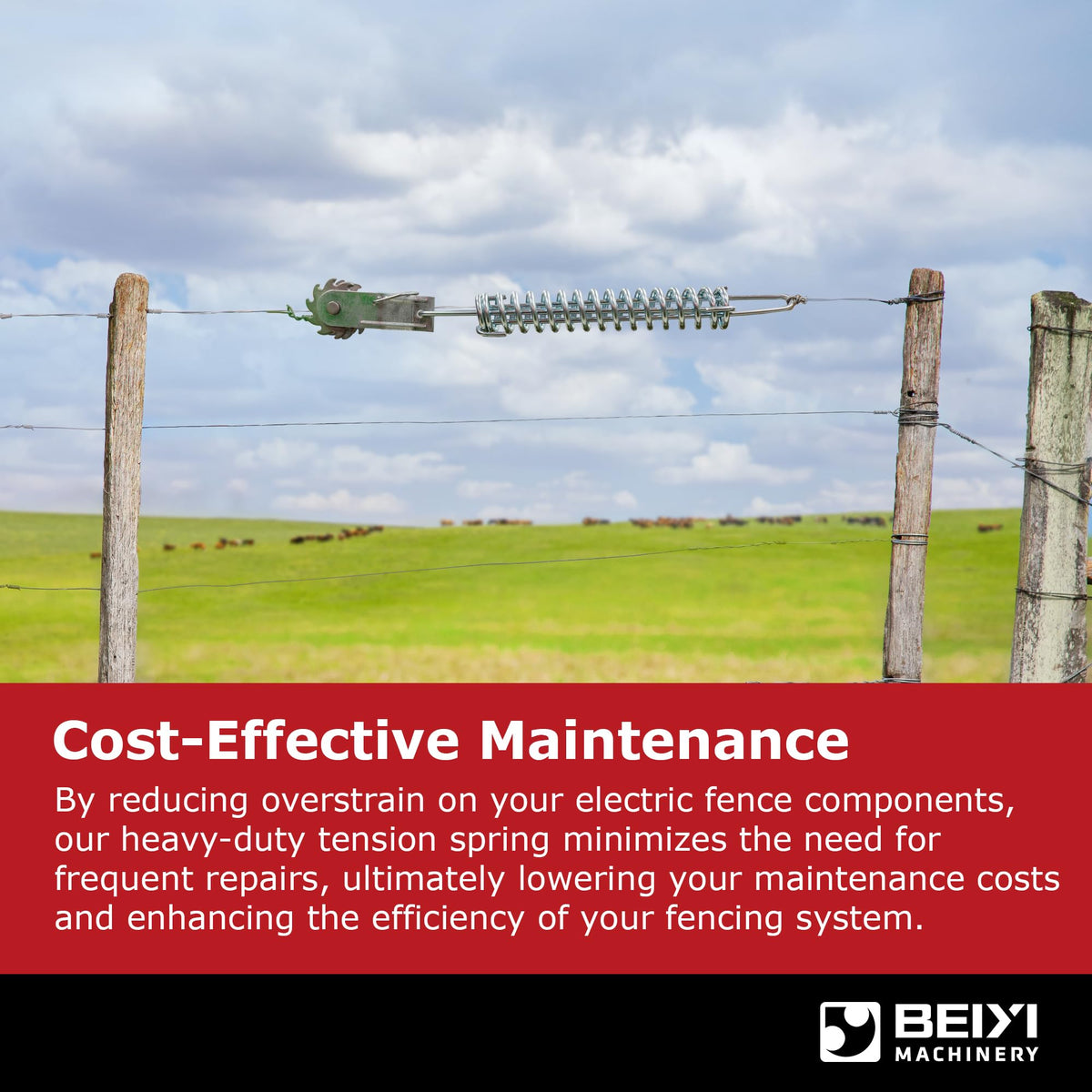 BEIYI tension adjustment scale highlights precise control for fencing projects