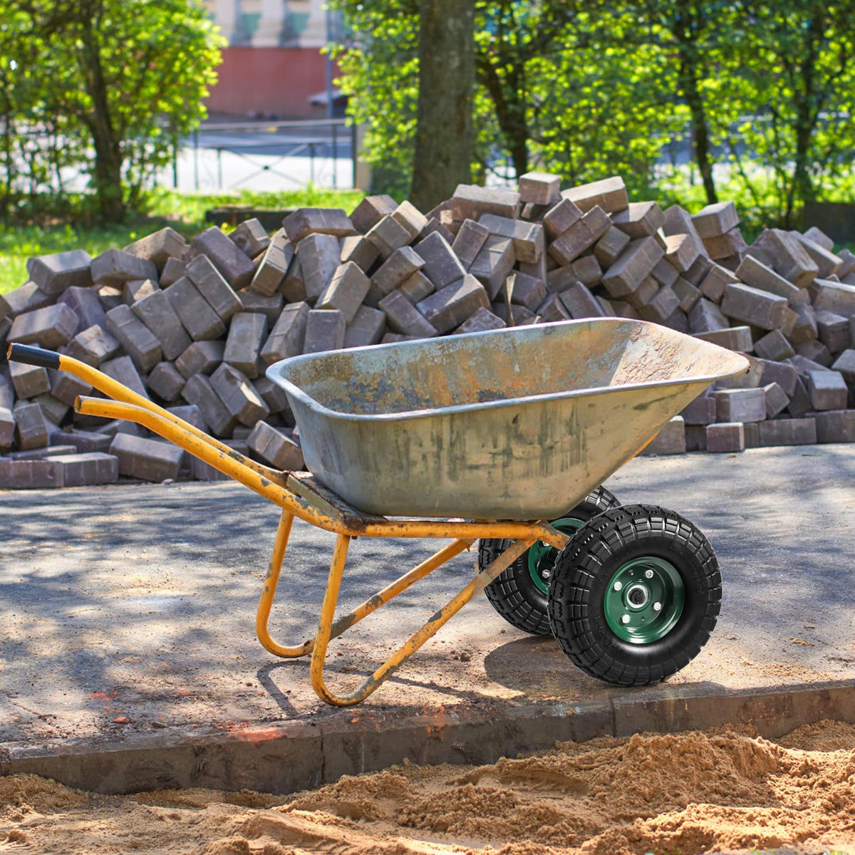 Bekith tires compatible with garden carts, dollies, wagons, and more.
