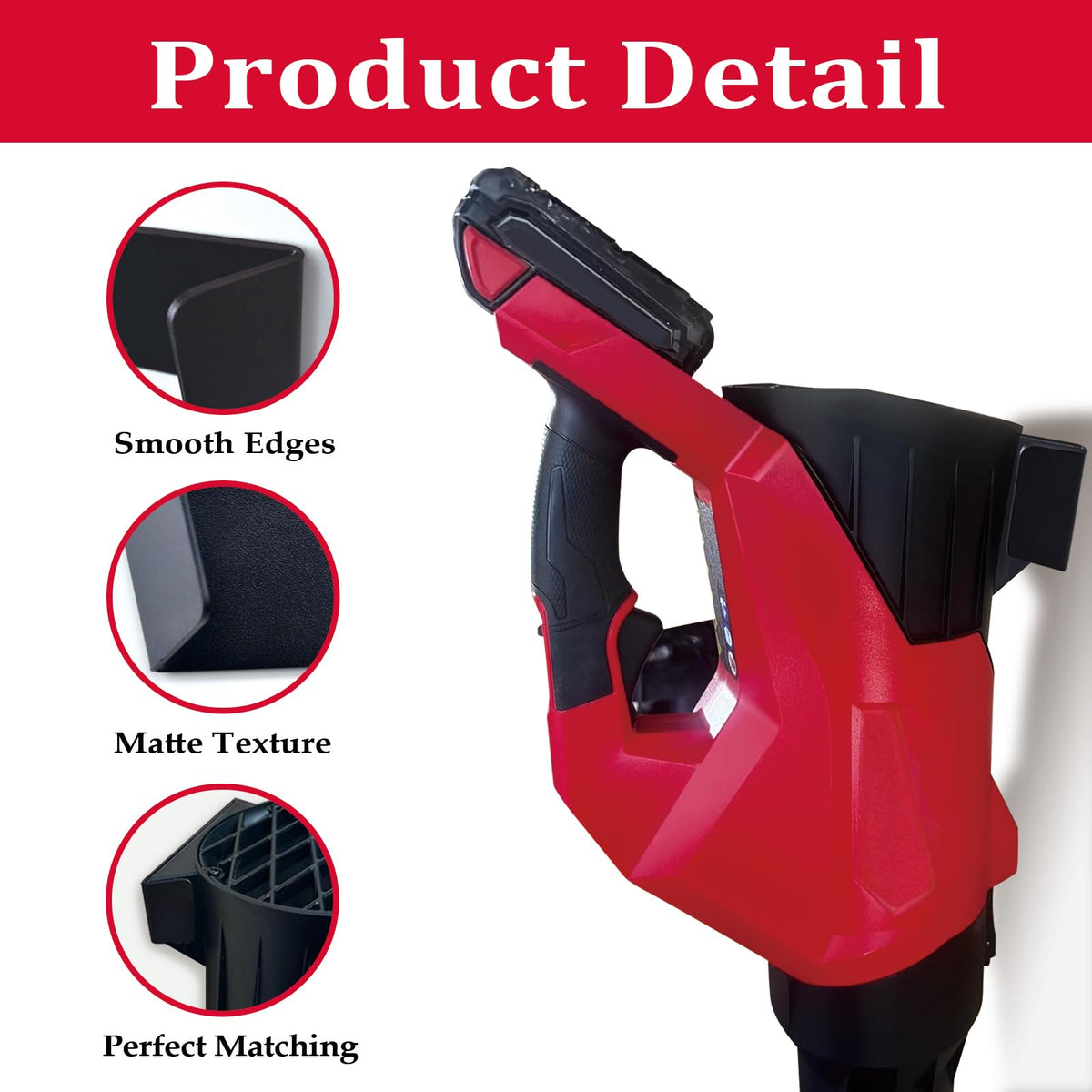 BELIEFLUO easy-install hardware ensures fast, secure mounting.