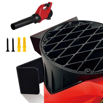 BELIEFLUO wall mount metal hanger for Milwaukee 3017-20 keeps the leaf blower accessible.