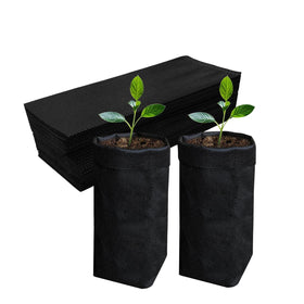 Belit 50-pack deep nursery grow bags packaging demonstrates sturdy bulk shipment for gardening projects.