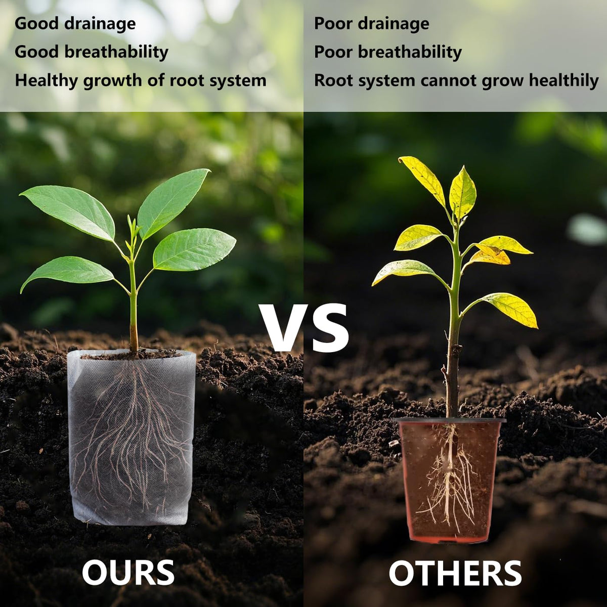 Belit plant bags suit flowers, saplings, vegetables for home gardening