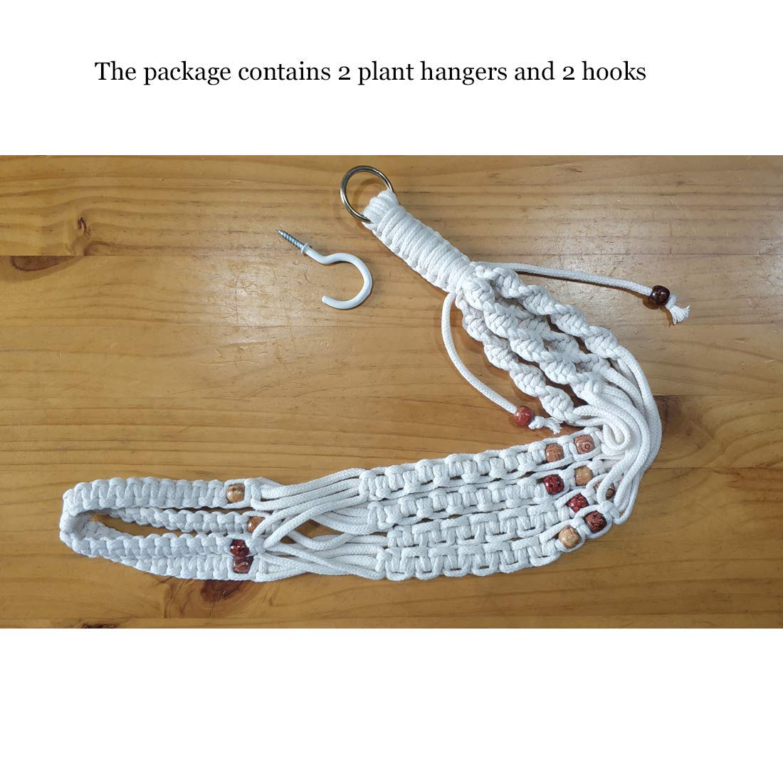 Belit two hangers with hooks included for easy setup and gifting