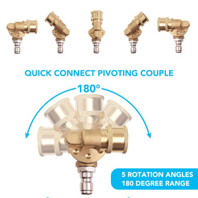 Belivetget Quick Connect 1/4in enables fast, tool-free setup with most wands.