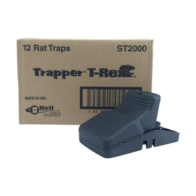 Bell Laboratories Trapper T-Rex rat trap with removable bait cup for flexible attractant use