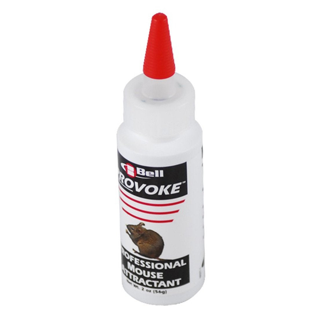 Bell Provoke Mouse Attractant 2oz bottle shown for enhanced trap attraction