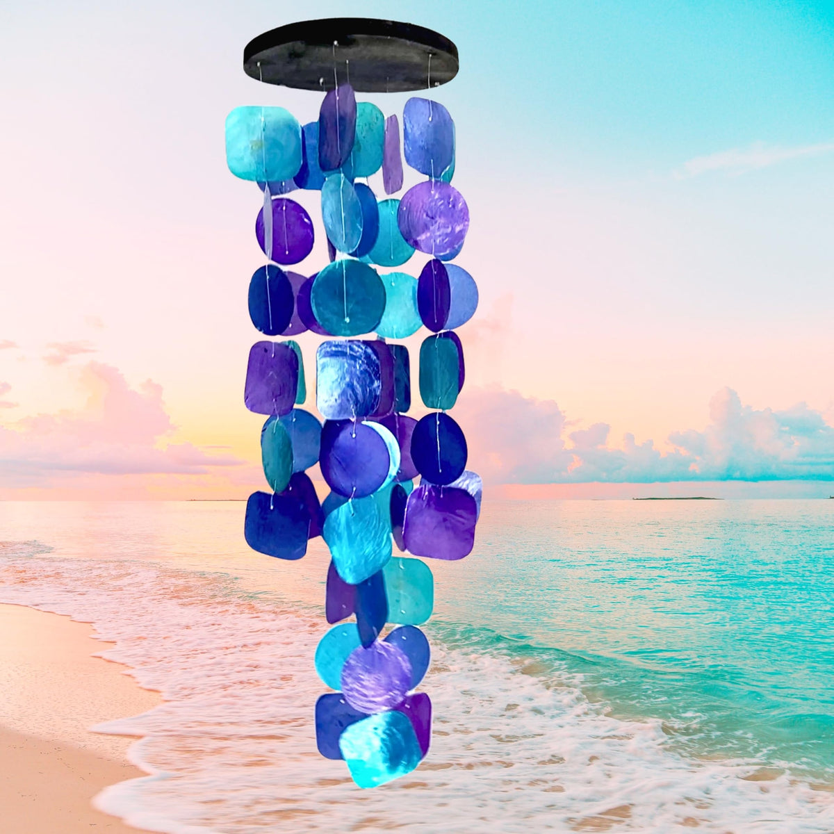 Bellaa 20414 wind chimes outdoors enhancing garden decor and serene atmosphere