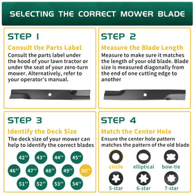 Maintenance tip visuals highlight balancing and sharpening for efficiency.