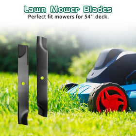 Belleone blades in action cutting dense grass with clean results