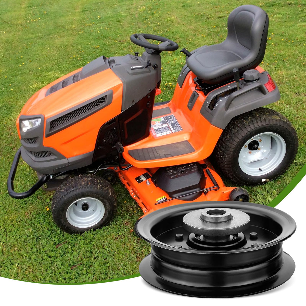 Belleone idler pulley steel construction offers durable reliability for lawn tractors