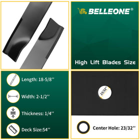 Belleone replacement blade assembly for K5617-34330 durability